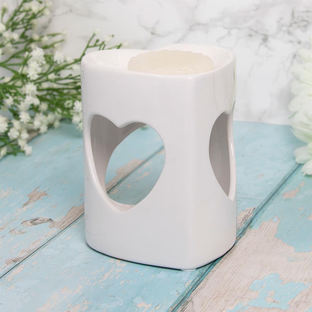 Desire Aroma White Hearts Wax Melt Warmer Extra Image 1